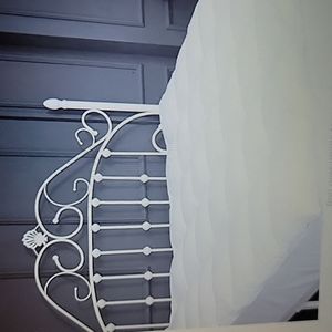 SUFUEE Full mattress topper 2" down alternative quilted white All Season New …